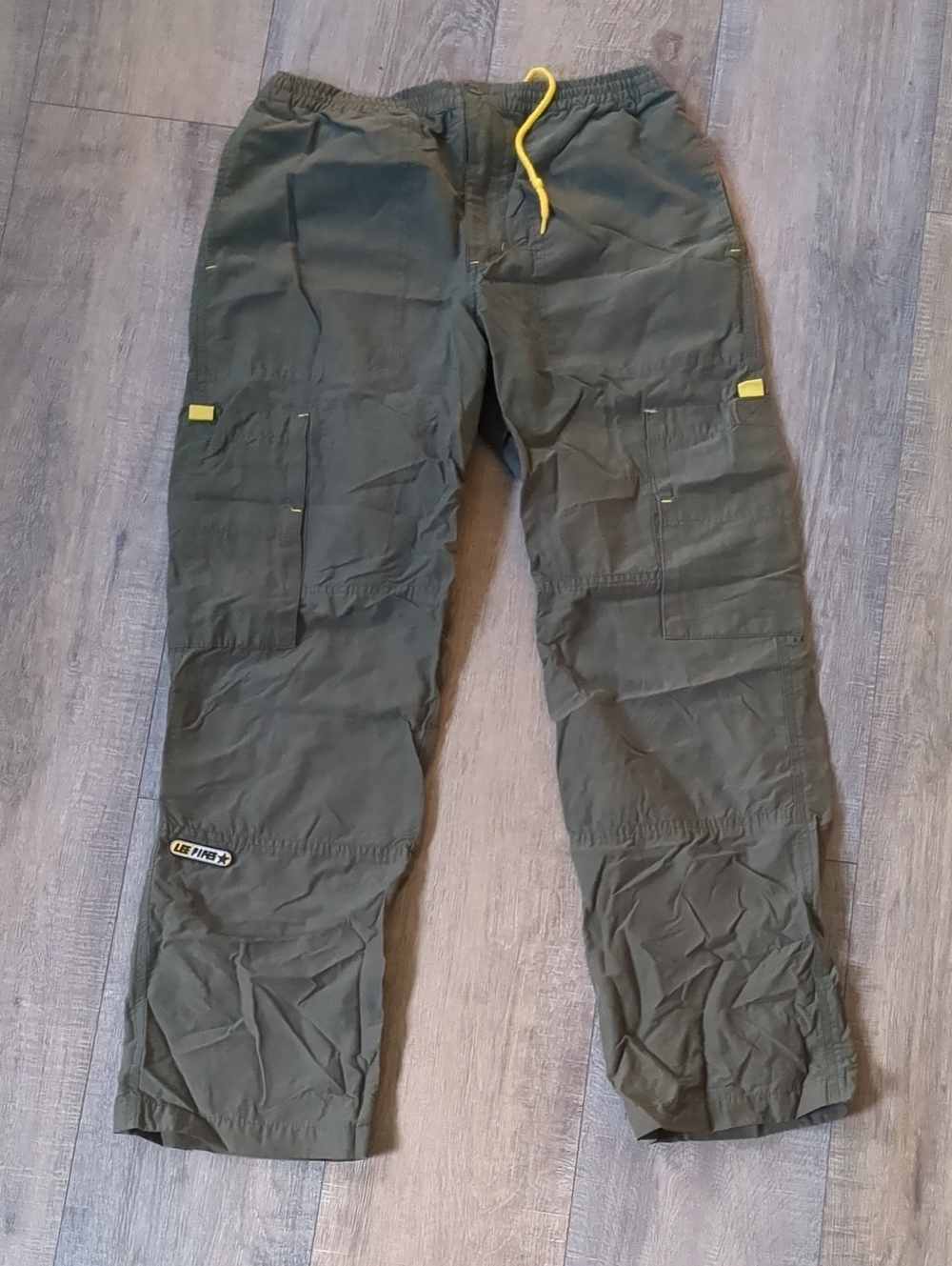 Lee Pipes Green Cargo Pants